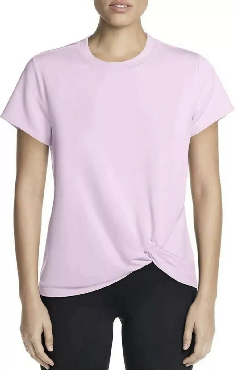 NWT Skechers Women s Skechluxe Lilac Small Front Knot Short Sleeve