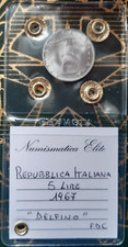 ($) 5 Lire 1967 (Delfino) -