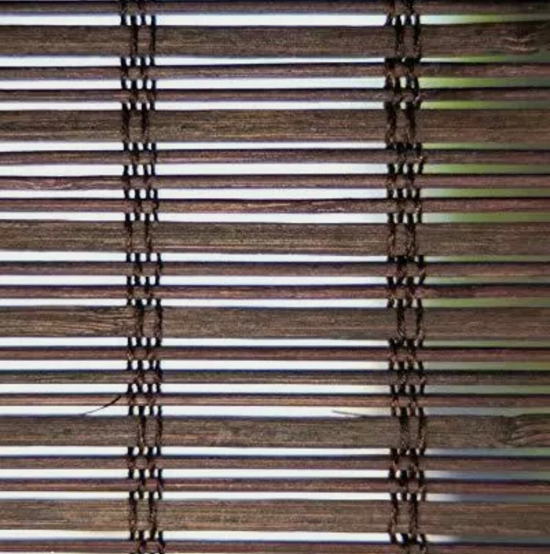 CHICOLOGY 29X64 Cordless Bamboo Roman Shade Buffalo 