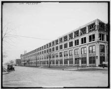 8" x 10" 1900 Packard Motor Car Company Auto Plant