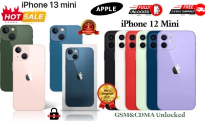 New Sealed Apple iPhone 12 Mini/13 Mini Factory Unlocked 128GB-512G ALL GSM CDMA