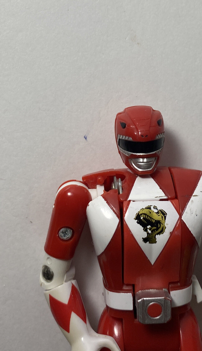 1993 Mighty Morphin Power Rangers Flipping Head Action Figures Lot Of 5