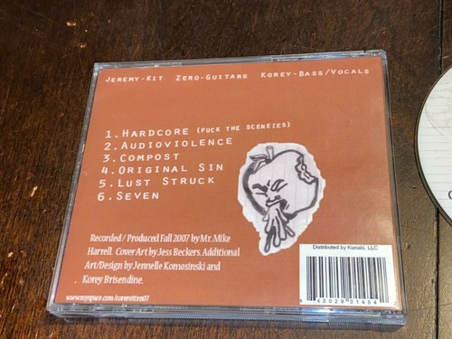 CORE ROTTEN Compost - 2008 CD - RARE INDIE HARDCORE PUNK - Detroit - 6 tracks - Picture 2 of 3
