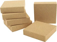 RealPlus Aquarium Filter Media Bio Ceramic Brick Bio Filter Media (4" x 4" x 1")