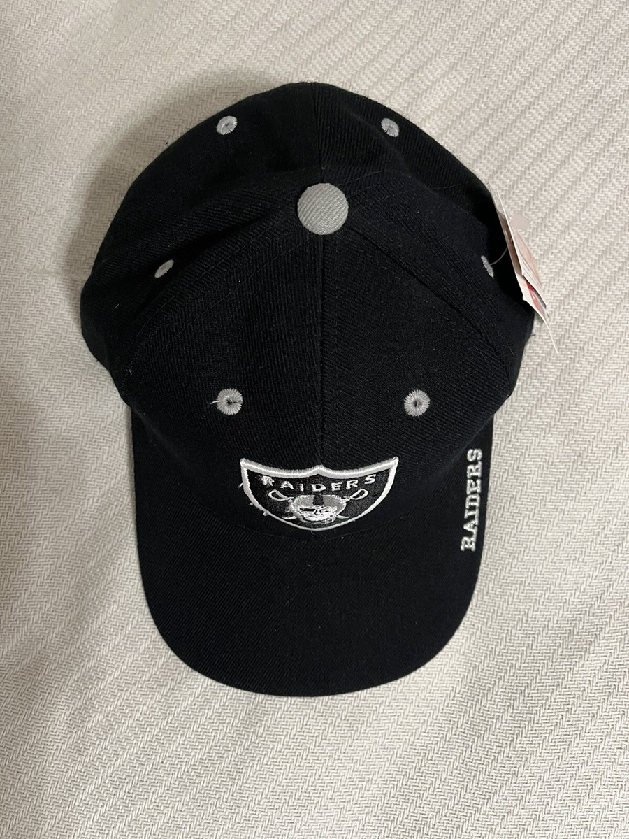 NWT Vintage Oakland Raiders Black Hat Cap Original American Needle