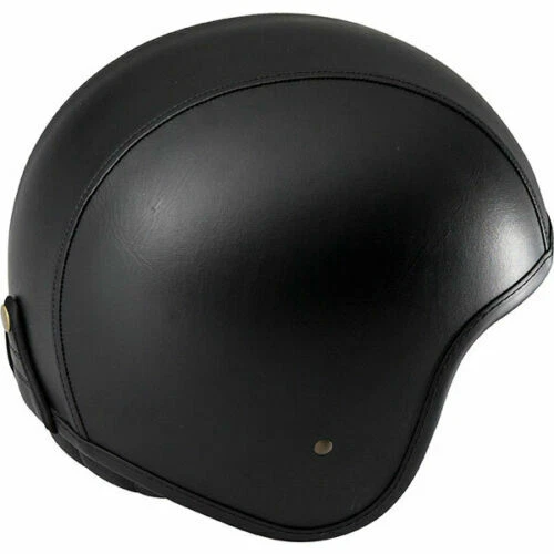 Duchinni D388 Vintage Offenes Motorradhelm Schwarz Crash Helm Motorbike - Bild 2 von 3