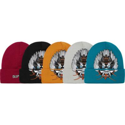 Supreme 21aw Demon Beanie ビーニー　ブラック Demon Beanie - fall/winter 2021 - Supreme
