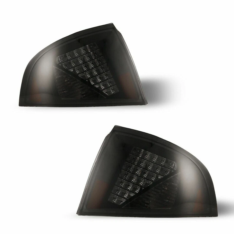 LED Tail Lights Pair for 2000-2003 Nissan Sentra Left Right Side--- Black/Smoke Foto 4 de 4