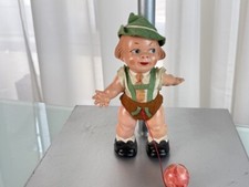 Bambola artistica vecchia bambola in celluloide da collezione 15 cm condizion...