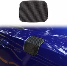 Door Fuel Tank Gas Cap Decor Cover Trim For Dodge Charger 2011+ Carbon Fiber