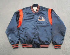 Vintage Chicago Bears Owens Corning Fiberglass Swingster Nylon Jacket Size M USA