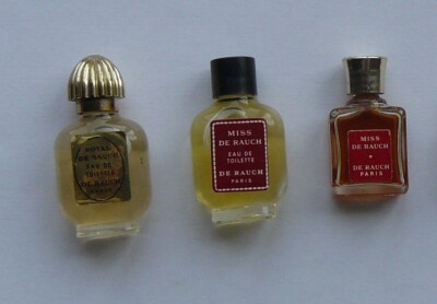 3 Miniaturen ''Miss de Rauch'' von Madeleine de Rauch