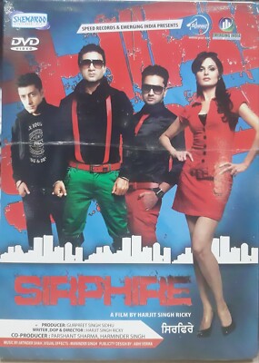 Sirphire - Preet Harpal, Monica Bedi - Bollywood Punjabi DVD (No Subtitles)