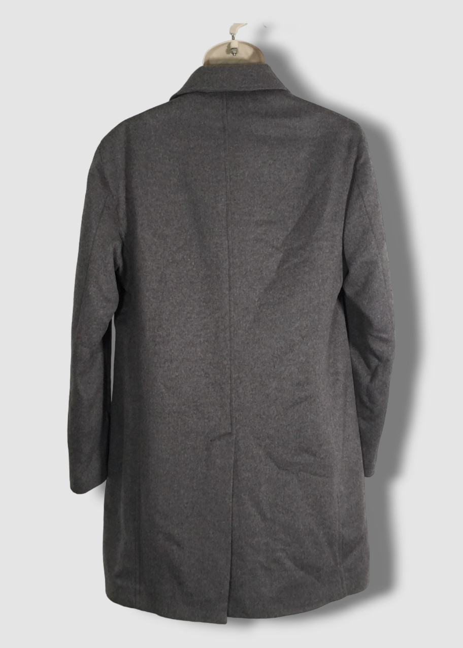 $1695 Colombo Men's Gray Wool Dream Over Coat Jacket Size 54R - second product detail image