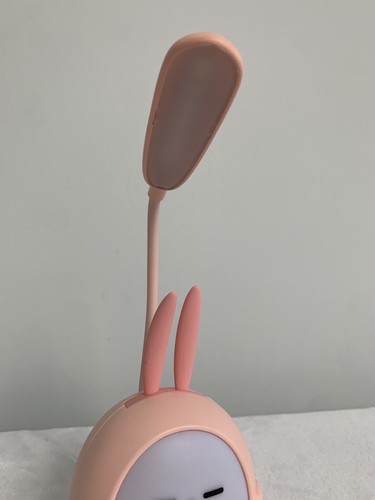 Cute little desk lamp, Charger Included, Pink Color Changing Aesthetic Light - Picture 3 of 9
