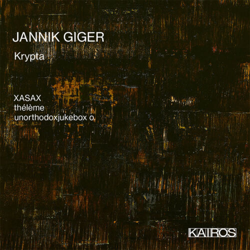 Audio Cd Jannik Giger - Krypta |Nuovo| - Bild 1 von 1