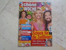 Bill & Tom Kaulitz TOKIO HOTEL  oop exclusiv *rare* SCH&Ouml;NE WOCHE cover magazine