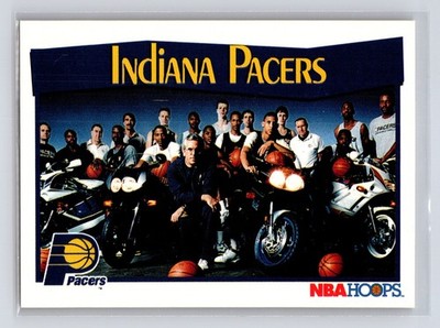 1991-92 NBA Hoops #284 Indiana Pacers Team Card