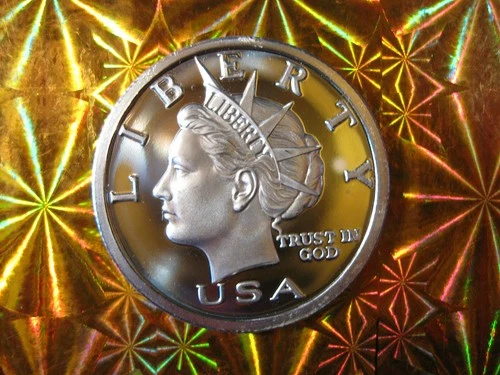 2005 NORFED 1/2 oz. TORCH & LIBERTY USA BRILLIANT $10 .999 Silver Coin GREAT!