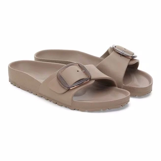 Birkenstock Womens Madrid Big Buckle EVA Sandals 1030479 - Grey Taupe
Opens in a new window or tab