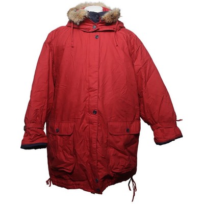 Walker Wear, Parka, Herren, Größe: 44, Rot, Baumwolle/Daune, Einfarbig #V2C