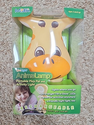 #ad Mobi TykeLight Giraffe Portable Battery Operated Auto Shut Off Night Light 70270 $21.99