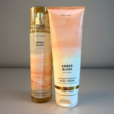 Bath Body Works Amber Blush Fine Fragrance Mist Perfume Spray Body Cream