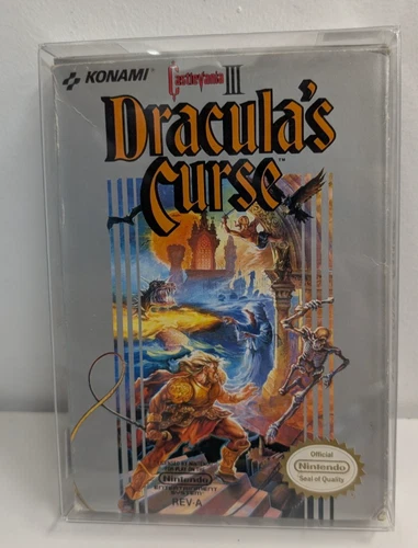 Castlevania III 3 Dracula's Curse Konami Complete In Box NES 1990