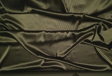 Stretch Silk Charmeuse satin, Olive, 100 Silk, 39" W, By the Yard TS-7150T