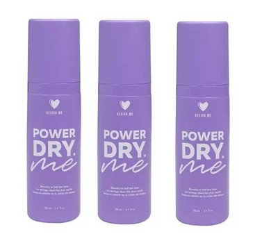 **NEW 3 Pack** - Design.me Power Dry Me Spray 100 ml 3.4oz Design Me