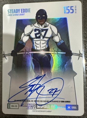 Bo Jackson 2025 Battle Arena Update #BFA-170 Steady Eddie Steel Auto
