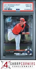 2017 BOWMAN DRAFT CHROME DRAFT #BDC183 KYLE TUCKER RC ASTROS PSA 10