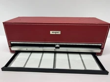 DiscGear Selector 120HD Faux Leather Red Disc Holder Case CD DVD Games