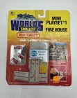 VTG  Matchbox Cars World's Smallest Fire House Mini Play Set #1 Micro Vehicles