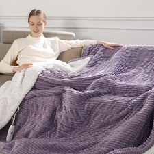 Electric Blanket Queen Heated Blanket Queen Size 84x90 Dual Control Electric