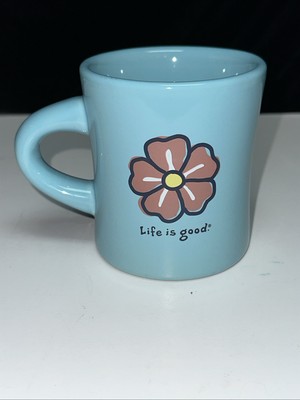 Life is Good Coffee Mug, ''Do What You Like Like What You Do'' 12oz, Light Blue