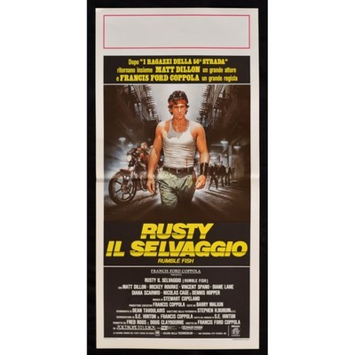 Plakat RUSTY Der Wilde Matt Dillon Francis Ford Coppola B32
