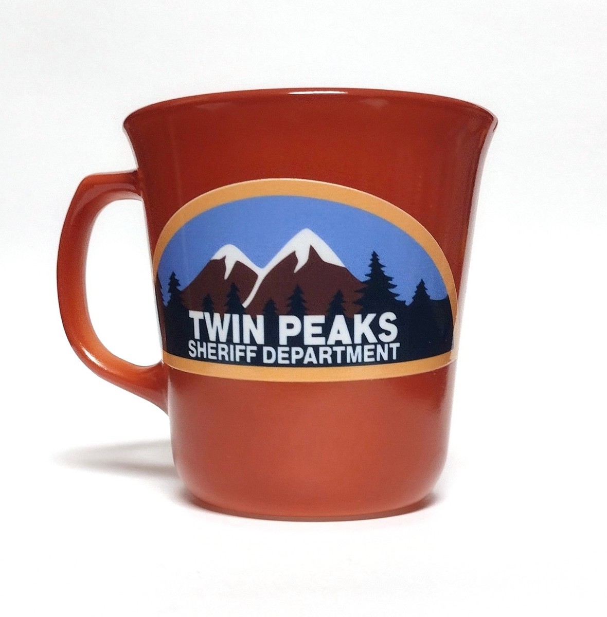 Twin Peaks Sheriff Department mug cup RR Diner David Lynch Dale Cooper  Merch | eBay