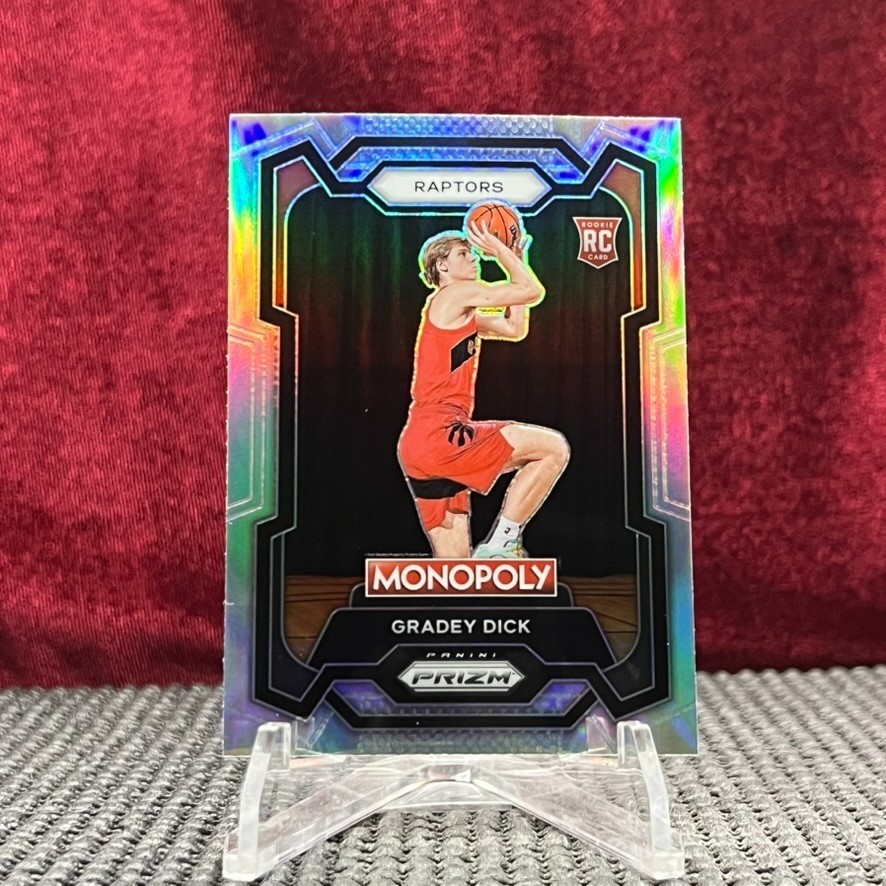 2023-2024 Monopoly Prizm Basketball Gradey Dick Silver RC