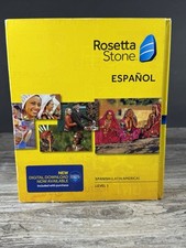 Rosetta Stone Spanish Latin America Level 1 Set   Brand New Language Learning