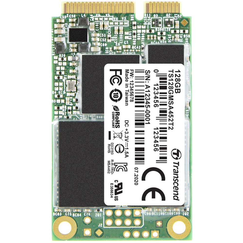 SSD mSATA 128 GB Transcend MSA452T2 composant interne haute stabilité