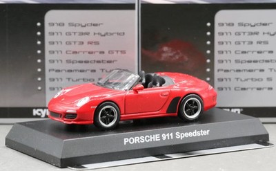 Kyosho 1/64  Porsche Collection 5 Porsche 911 Speedster 997 2011 Red