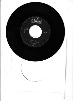 7'' Single - Louis Prima - Buona Sera - Capitol Records - 1957