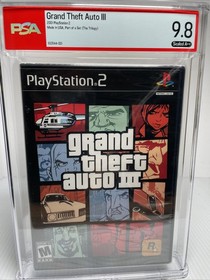 Grand Theft Auto III 3 PS2 Sealed Graded PSA 9.8 A++ Brand New Sealed