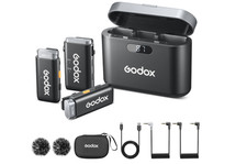 Godox WEC Kit2 2.4GHz Wireless Microphone System with Charging Case WEC KIT 2