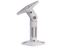 Monoprice Adjustable Speaker Wall Mount Brackets, 10 lb Capacity Pair , White