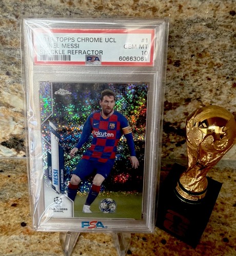 2019-20 Topps Chrome UEFA Champions League - Lionel Messi #1 Speckle Refractor