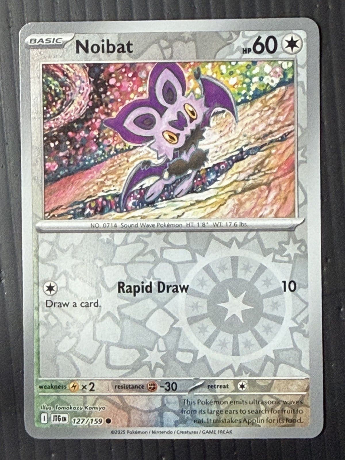 Noibat - 127/159 127/159 Common SV09: Journey Together Pokemon Reverse Holo