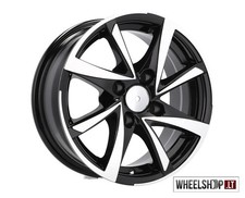 VW Skoda jantes alliage R15 4x100 4x 15 pouces 6.5j ET40 jantes noires usinées
