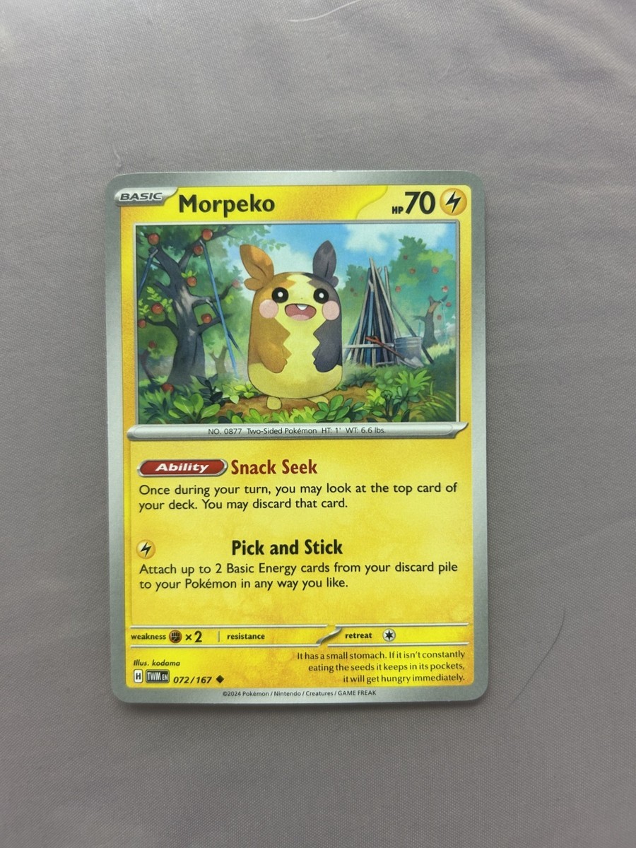 Morpeko 072/167 Sv06: Twilight Masquerade Regular for sale online | eBay Morpeko 072/167 Sv06: Twilight Masquerade Regular for sale online | eBay
